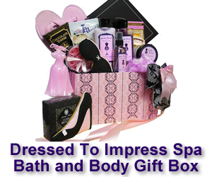 Dressed To Impress Spa Bath and Body Gift Box