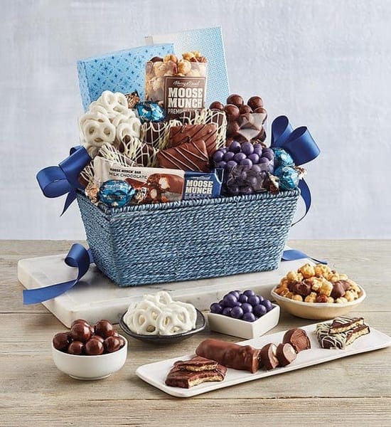 Harry & David Milk Chocolate Festive Gift Basket | Kudosz Gift Baskets