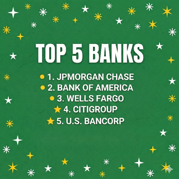 top 5 banks