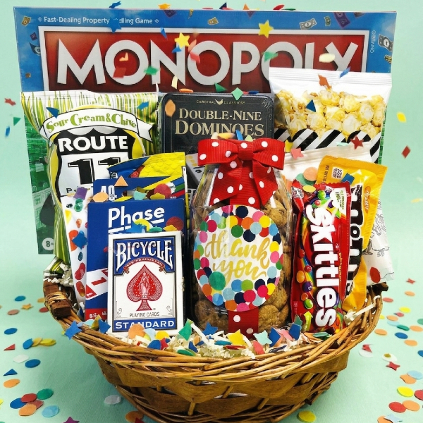 Skittles and Monopoly Entertainment: The Ultimate Game Night Gift Basket