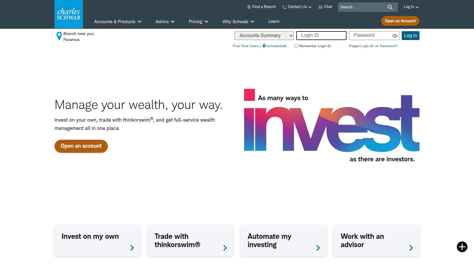 Charles Schwab Bank: Best for Travelers and Investors