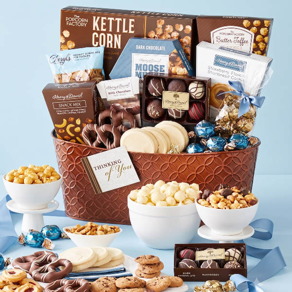 Delectable Chocolate Sweet Treats Thinking of You Gift Basket