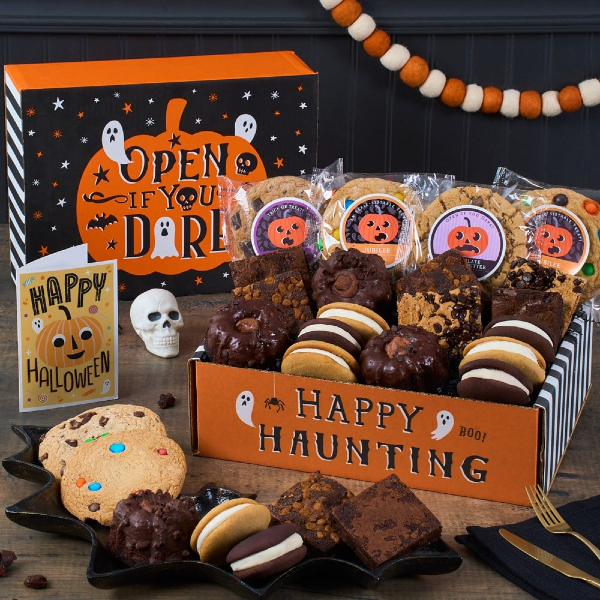Spooky Halloween Chocolate Chip Treats Gift Basket
