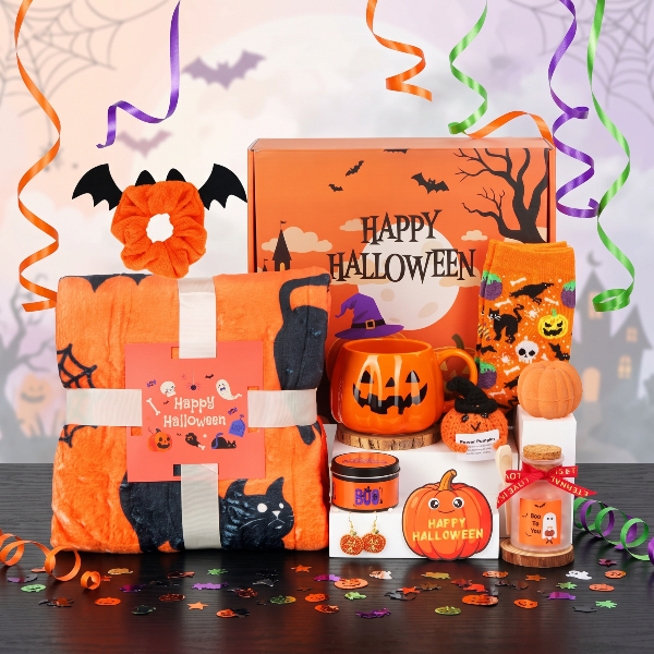 Spooky Halloween Boo Basket Care Package Gift Basket
